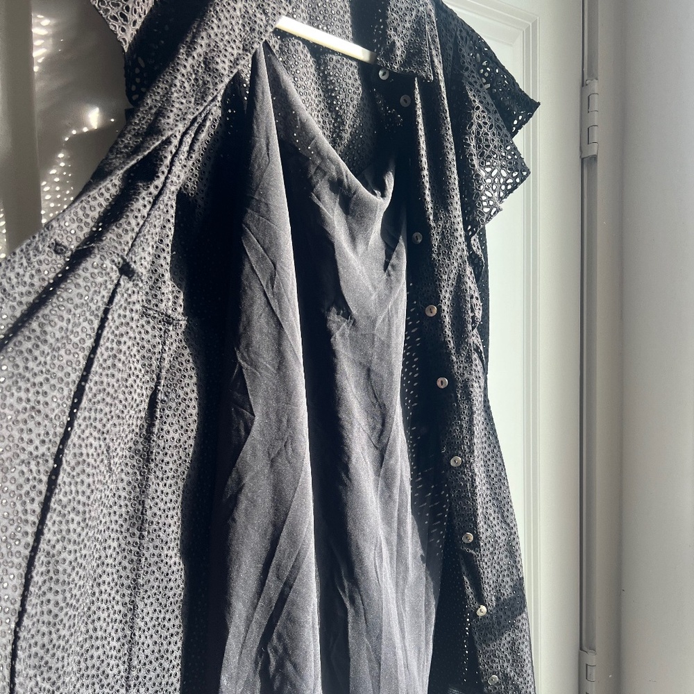 Theory Cut Out Little Black Dress